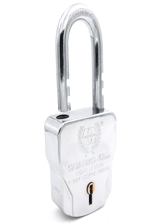 Harrison Padlocks/Square Padlock 68mm 8 Lever with 4 Keys QUADRO-5560 Pack of 1/ Padlock, Padlocks, Locks for Home, Locks for Main Door, gate Lock - Image 4